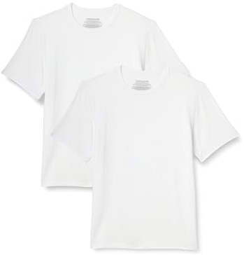 Amazon Essentials Men's Short Sleeve Super Soft Modal Vest Undershirt, Pack of 2