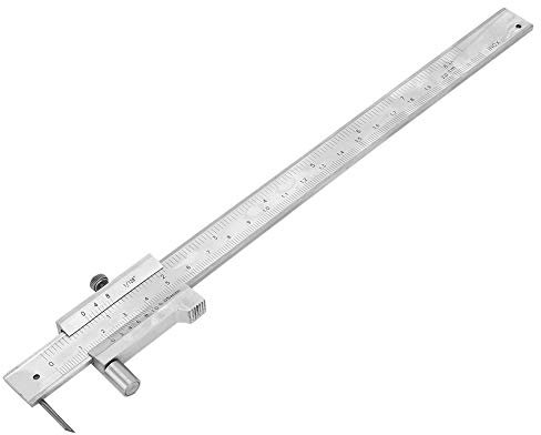 AnreißMessschieber, 200 Mm, 8 Zoll, Doppelskala, Markierungs-Nonius-Messwerkzeug, Tragbarer Messschieber aus Edelstahl, Digitaler Messschieber mit Hartmetallnadel Zum Anreißen