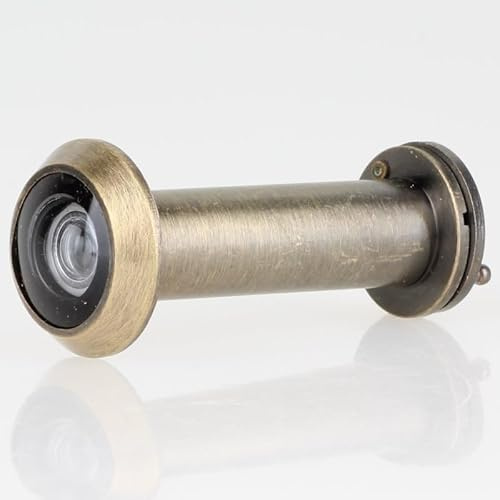 cyclingcolors Spioncino per porta, Ø 14 mm, fino a spessore porta 80 mm, ottone brunito