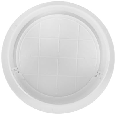 IMIKEYA Duct Connector Rundventil aus Abs für Luftzirkulation Rückschlagventil für Badezimmer und Ventilationssysteme Langlebig und Installieren