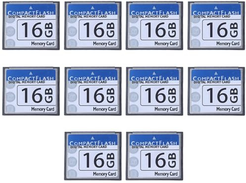 Frewurwer 10X Professional 16GB Compact Flash Memory Card(White&)