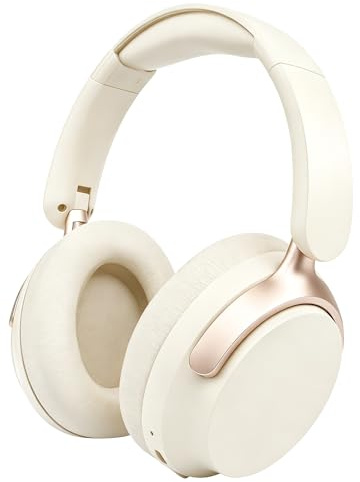 VoKinroad Over Ear Kopfhörer Bluetooth mit Dual-Feed ANC | 80H Akku, faltbar, Memory-Foam, tiefer Bass und hoher Komfort für Reisen, Büro und Alltag
