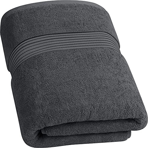 Utopia Towels 700 GSM Premium Cotton Bath Towel (Grey, 89 x 178 Centimeters) Luxury Bath Sheet Perfect for Home, Bathrooms, Pool and Gym Ringspun Cotton