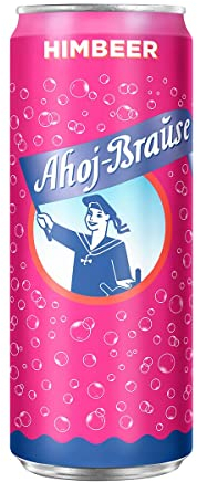 Ahoj-Brause 0,33l, inklusive 25 Cent DPG Dosenpfand (Himbeere)