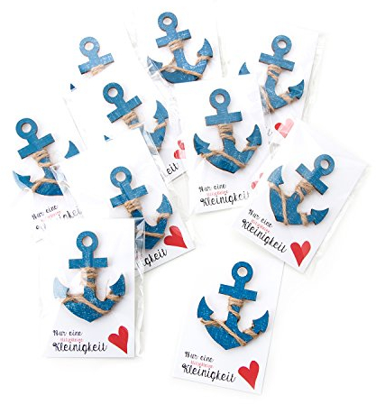 Logbuch-Verlag 10 kleine Glücksbringer give-aways für Gäste Mitarbeiter Kollegen Freunde zur Hochzeit Geburtstag Silvester