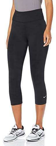Nike Damen One Caprihose, Black/White, M