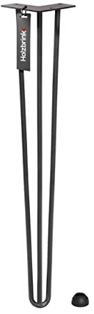 HOLZBRINK - Tischbeine aus Metall | Möbelfüße | Schreibtischbeine | Metallfüße | Perfekt für Zu Hause und Büro | Esstischbeine | HLT-13A-72-0000
