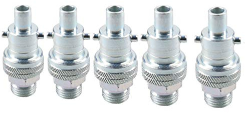 PCL Instant Air Fitting Swivel Body Male Adaptor 1/4 BSP Male Thread AA5302 x 5