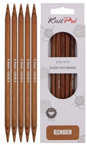 KnitPro Ginger Nadelspiele 6 (15cm) | 6,5mm