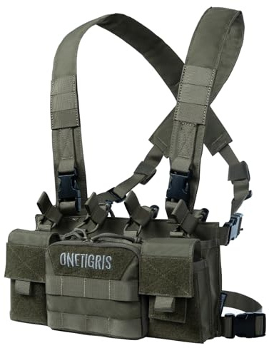 OneTigris Vulture Chest Rig, MOLLE Chest Rigs Tactical für Outdoor