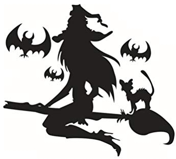 Happy Halloween Wandaufkleber Einzigartige Und Fledermäuse Horror Fenster Aufkleber Wandtattoo Wandapplikation für Halloween Ghost Festival Bankett