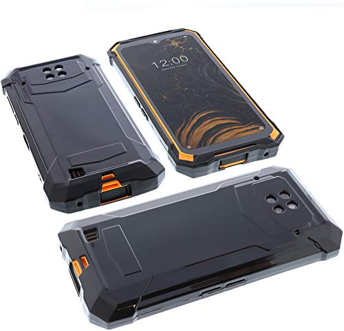 foto-kontor Custodia Compatibile con cellulari Doogee S88 PRO / S88 Plus Cover in Gomma TPU di Colore Nero