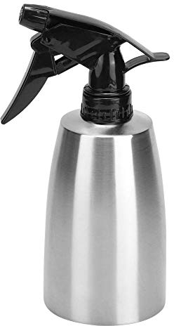 Dispenser per spruzzatore di aceto in acciaio inossidabile con ugello regolabile, 400ml Spruzzatore dell'olio di Oliva, nebulizzatore per barbecue, Portatile multifunzione Flacone spray manuale