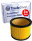 Trade-Shop - 3 filtros redondos para Einhell TC-VC 1820 S TC-VC 1820 SA TC-VC 1820 S TC-VC 1930 S TC-VC 1930 SA