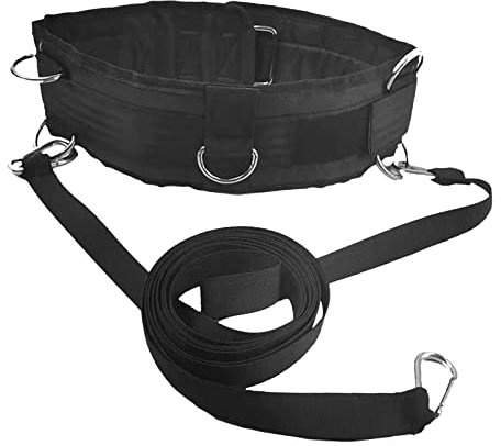 Baoblaze Banda de Resistencia, Fuerza de Fuerza, Cuerda de, Cinturón de Gimnasio para Tirar del Trineo