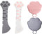 Ygapuzi 4Pcs Pet Food Can Supplies Set Universal Silicone Can Covers Cat Can Lids 2 in 1 Spatula Pet Can Opener Dog Claw Spoons for Pets Dogs Cats Feeding Wash Machine Apply (Blue Cat Pink & Grey)