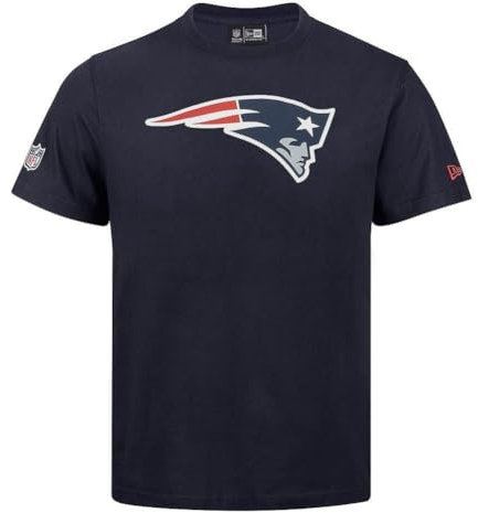 New Era New England Patriots NFL Team Logo Blau T-Shirt - XL