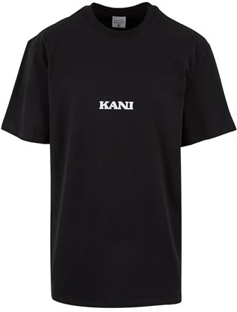 Karl Kani Unisex KM234-037-1 KK Small Retro Tee Black, XS