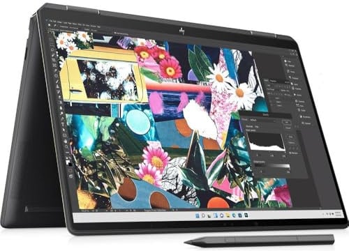 HP Spectre x360 14-ef2503na 13.5 OLED Touchscreen Laptop (Intel Core i7-1355U, 16GB RAM, 1TB SSD, Windows 11 Home) - Black