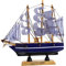 KONTONTY Prime Sailing Boat Cake Topper Graduation Cake Accessory Creative for Nautical Adventure Party Decorations