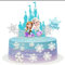 6 Stück Frozen Kuchendekorationen, Cartoon Anime Frozen Cake Topper, Cartoon Frozen Princess Cake Topper Niedliche Cake Topper, für Kindergeburtstag Party Dekoration