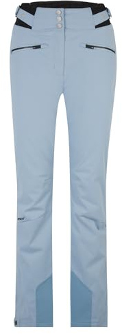 Ziener Damen TILLA Ski-Hose/Schnee-Hose | atmungsaktiv, wasserdicht, Primaloft, Frozen Blue stru, 36