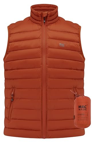 Mac in a Sac - Synergy - Packable Men's Insulated Gilet - Burnt Orange - M