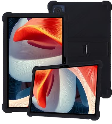 Silicone Tablet Case for Doogee T20/T20S 10.4 inch Tablet with Full Coverage, Shockproof, Anti-scratch, Adjustable Stand, and Soft Silicone Cover,Black