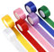 7 Farben Satinband 40mm, Bänder für Geschenkver Packungen, Doppelseitige Bänder Weihnachtsband, Geschenkband für Hochzeit, Haarband, Basteln, Luftballons, Schleifen, Valentinstag, Party dekorationen