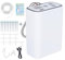 Irrigation System Kit, Weytoll Rechargeable Watering System, Timed Watering Built-in Water Pump 100 Timed Combinations 10 * Three Way Connector 10* Adjustable Drip Arrow