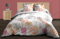 Housse de Couette 240x260 + 2 taies - Pur Coton 57 Fils - Aquarel, Rose