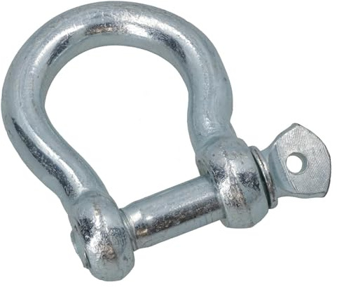 AB Tools 20mm Galvanised Bow Shackle Single Shackle Link Chandlery Boat Yacht