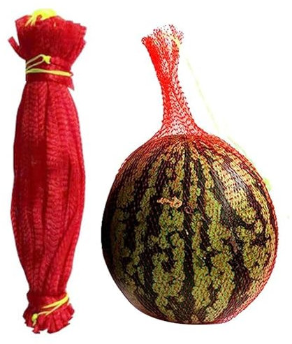 100 Reti Per Anguria Da Giardino - Melone Amache Culle, Rete RiutilizzabileMelone, Supporto Frutta Borse Appese Borsa Portaoggetti, Elevata Capacità Carico CullaMelone Per Melone Melata, Cetrioli