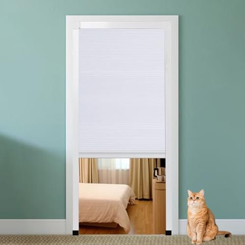 Porte accordéon pliable pour placard – Porte coulissante adhésive sans perçage – Solution temporaire d'intimité temporaire pour salle de bain – 63,5 x 203,2 cm – Noir