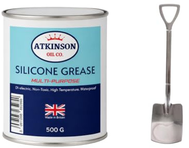 Premium Silicone Grease 500g Dielectric O-Ring Plumbers Tap Lube Made in UK + Free Metal Spatula
