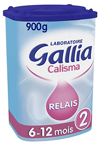 Laboratoire Gallia Calisma - Lait bébé Relais 2ème âge en poudre de 6 à 12 mois 900 g - Lot de 3