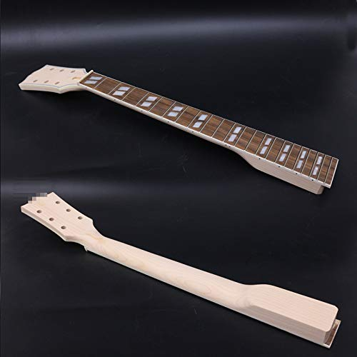 E-Gitarrenhals, 22 Bünde, 62,9 cm, Ahorn-Rosenholz-Griffbrett, Diamant-Inlay, Gibson Les Paul E-Gitarre, Ersatz-Bindung Kopfplatte