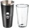 Personalisierter Boston Shaker mit Glas 700 ml - Geschenkidee für Männer & Frauen - Cocktailshaker Edelstahl mit Antirutschbeschichtung - Bar Zubehör zu Weihnachten für Papa, Freund, Opa (Mustache)