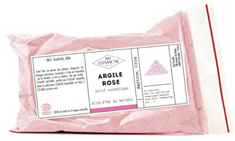 Cosmos Natural - Argilla rosa, 100% di origine naturale, My Cosmetik, 100 g
