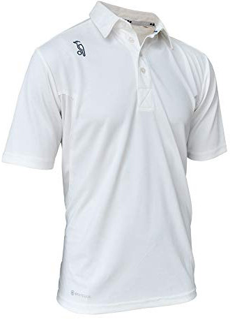 Kookaburra Men's - KOOKABURRA PRO PLAYERS CRICKET SHIRT SMALL, Neutral, S