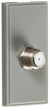 SAT TV Outlet Module 25 x 50mm - Grey