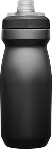 CAMELBAK Podium Sport-Wasserflasche, Quetschflasche, zum Laufen, Radfahren, Wandern Schwarz/Schwarz