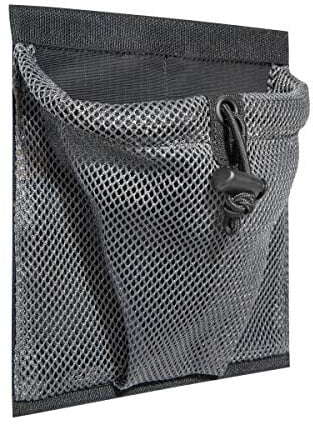 Tasmanian Tiger TT Modular Collector M VL Netz-Tasche mit Klett-Rückseite, Zusatz-Tasche 16 x 16 x 1 cm, Schwarz