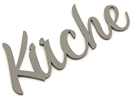 Küche Türschild Küchen Schriftzüge Zimmer Selbstklebend Grau