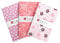 irodori Traditionelles japanisches Handtuch Tenugui Sakura Muster B mit Ausfransenverhinderung Verarbeitung 3er Set mit Tenugui Iroha