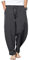 YAOBAOLE Freizeithose Herren Loose Fit Herren Leinenhose Lang Herren Hosen Baumwoll Dunkelgrau 2XL