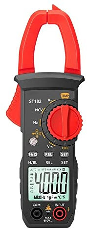 Fasizi Pinza amperometrica Digitale Multimetro di Corrente AC DC/AC Tester di Tensione Amperometro Amp Hz capacità NCV Ohm Test