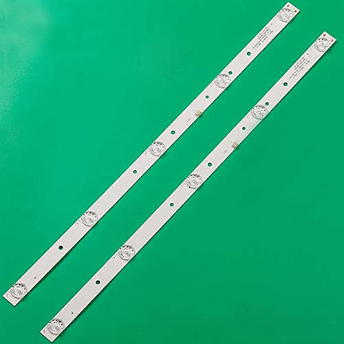 Parti di ricambio TV- 12 pezzi PORTATO Striscia di retroilluminazione 5 compatibile con Akai 28 '' TV JS-D-JP2820-051ec (60416) E28F2000 D28-F2000 45 0 mm (Color : 12pcs)