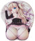 BETOMSPS Kawaii Computer Cute Anime Gaming Tapis de Souris avec Support de Poignet Gris