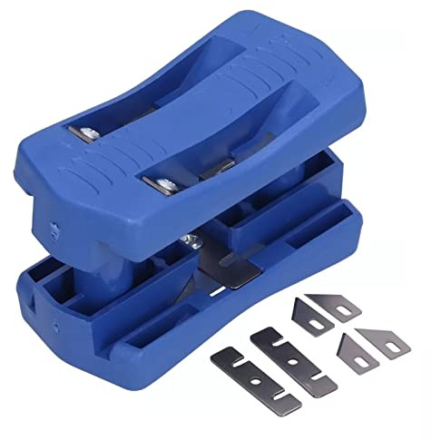 Kantenanleimmaschine Trimmer Mini Kunststoff PVC Sperrholz Melamin Holzkante Band Cutter, Banding Cutter für Furnier, PVC, Plasti und andere Umleimer, Materialstärke bis 40mm